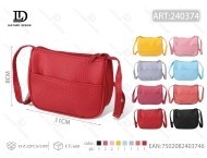 Portamonete con Doppia Cinghia Lunga, Mini Borsa in Microfibra Sintetica con Chiusura a Cerniera, Stile Minimalista Unisex - Product Image 1