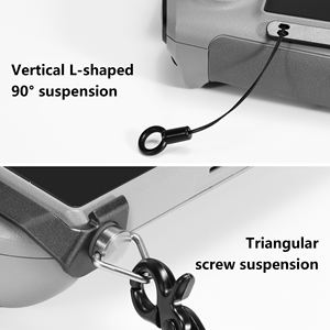Amazear สายคล้องคอหนังสำหรับ DJI RC, กันเหงื่อและทนทาน, โซลูชันอุปกรณ์เสริมสำหรับตัวควบคุมระยะไกลรูปตัวแอล - Product Image 2