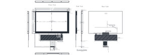 จอแสดงผล LCD ขนาด 7 นิ้ว 800×480 รองรับอุณหภูมิกว้าง TTL -30 ° ซีถึง 85 ° จอแสดงผล TFT LCD ความสว่างสูง 1100nits รุ่น C - Product Image 2
