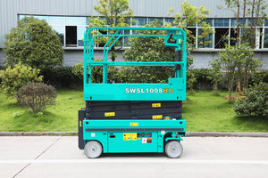 สินค้าขายดี รถยกแบบกรรไกร ยกสูง 10 เมตร แพลตฟอร์มทำงานบนที่สูง รุ่น Swsl1008hd รับน้ำหนักได้ 230 กก. - Product Image 6