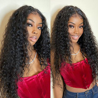 Lots de Cheveux Humains Vierges Indiens Remy Qualité Salon Grade 20A Ondulés Effet Eau Double Trame Alignée en Gros