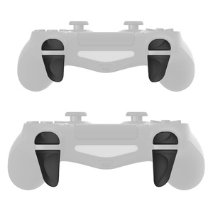 PlayVital EXtremeRate 2 Pairs Black Shoulder Buttons Extension Triggers for <b>PS4</b> All Model <b>Controller</b> - Product Image 4
