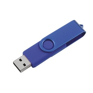 Unidad flash USB giratoria de 32 GB con diseño giratorio azul para almacenamiento de datos - Product Image 2