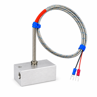K Type Screw Thermocouple WRNT-02 M6 M8 Thread Stainless Steel Fiberglass Cable Temperature Sensor for Industrial Surface