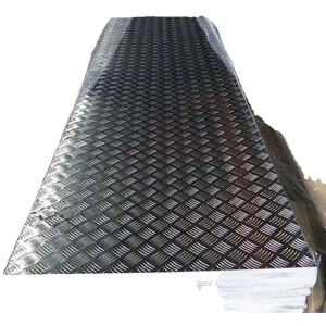 Plaque de treillis en aluminium de haute qualité 5 processus de laminage à froid de façade de bâtiment de plaque en aluminium de nervure - Product Image 1