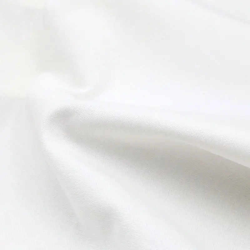 ขายร้อนสีขาวบริสุทธิ์สบายผ้าไม้ไผ่ผ้าฝ้ายฝรั่งเศสเทอร์รี่ขนแกะผ้าสำหรับสิ่งทอที่บ้าน