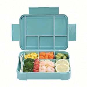 Boîte à salade de fruits scellée personnalisée pour enfants et étudiants, avec compartiments, compatible micro-ondes, OEM ODM - Product Image 5
