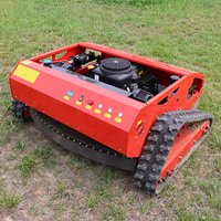 Tondeuses à gazon télécommandées tout-terrain robustes de 1000 mm et 23 CV, dernière génération, pour la fauche du foin