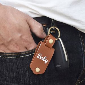 Custom Pu Leather Mummy Case Personalized Keyring Mother's Day <b>Gift</b> for Her Photo Keychain Birthday Christmas <b>Gifts</b> - Product Image 5
