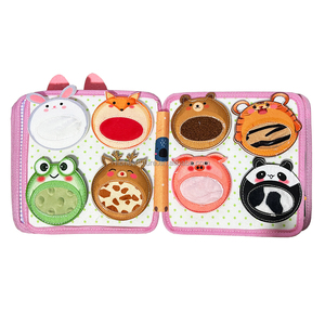 Jouets de voyage pour tout-petits <span class=keywords><strong>livre</strong></span> d'activités silencieux éducatif avec <span class=keywords><strong>livre</strong></span> occupé de lapin de compétences de vie pour les tout-petits - Product Image 5