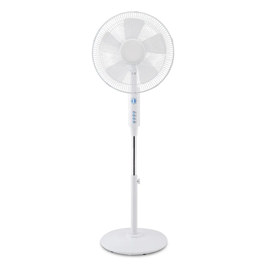 CE Certification 16Inch 5PCS Blades Stand Fan High Quality Line Grill Pedestal Fan Powerful Strong Ventilateur With Timer