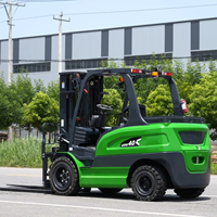 Chariot élévateur électrique Heftruck 4 tonnes, levage 5m, batterie lithium, certifié CE, centre de distribution, déplaceur latéral hydraulique, 12 mois