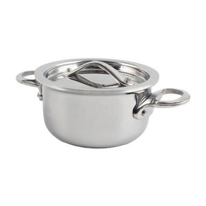 Mini casserole, chauffe-beurre en acier inoxydable, petit pot avec poignée - Product Image 6
