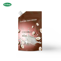 Pochette à bec verseur Pochette debout liquide réutilisable en plastique personnalisée avec bec verseur Emballage de jus de boisson aux fruits