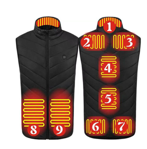 Chaqueta calefactable recargable con batería, traje de buceo, chaleco calefactable de camuflaje para hombre, chaqueta de plumón. - Product Image 5