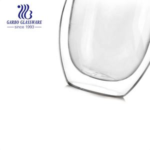Tasses en verre à <span class=keywords><strong>double</strong></span> <span class=keywords><strong>paroi</strong></span> classique en forme d'œuf 100ml 130ml 170ml petite taille lunettes à expresso isolées café thé <span class=keywords><strong>verres</strong></span> à boire - Product Image 3