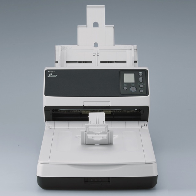 RICOH Fi-8270 High Speed CIS Duplex Document Scanner Flatbed 70ppm 140ipm 600dpi 100-sheet ADF USB Ethernet Office