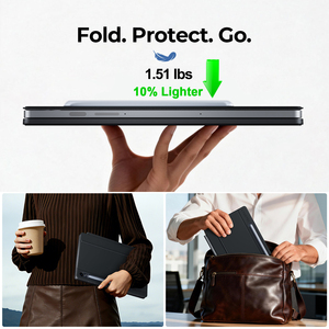 Private Label Scissor‑Switch Magnetic Keyboard With Trackpad&7‑Color Backlit for Samsung Galaxy Tab S10 FE+ S11 FE+ 13.1" - Product Image 2