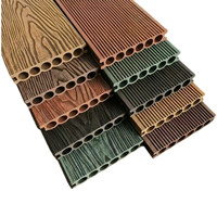 Plancher en bois composite WPC imperméable pour extérieur, jardin, patio, piscine