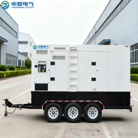 Groupe électrogène diesel industriel portable 50 kW à faible consommation de carburant, ATS, faible bruit, super silencieux pour l'alimentation de secours des usines et des zones éloignées