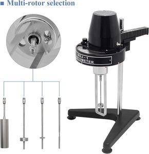 Laboratuvar kullanımı için 4 Rotorlu Pointer tipi viskozimetre, Rotasyonel Viskozite Ölçer - Product Image 3