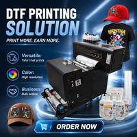 Machine d'impression DTF haute vitesse 600 mm tout-en-un avec système de recyclage automatique de la poudre pour le transfert thermique personnalisé sur vêtements