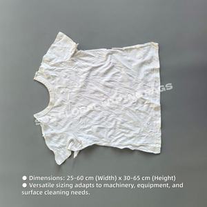 Trapos de Tela Blanca de 10 kg, Trapos de Algodón para Limpieza Industrial, Trapos de Algodón Blancos de 10 kg - Product Image 3