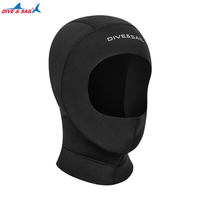 DIVE&SAIL Super Stretch 3mm CR Neoprene Diving Hood Water Sports Cold Proof Hat Keep Warm Spearfishing Snorkeling Diving Hoods