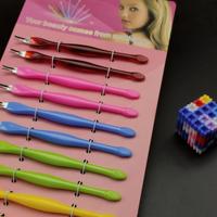Kit de coupe-cuticules pour ongles, 12 pièces, nouveau, très populaire, pour manucure, élimination des cuticules, pédicure, fourchette pour peaux mortes, pour salon et usage familial
