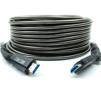 Câble 8 K60HZ Version 2.1 Fibre Optique et Armure pour Caméra Audio Vidéo-Câble HDC étendu pour Projecteur d'Ordinateur TV