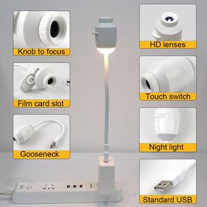 galaxy Mini Projector Usb Car Bedroom Ceiling Portable LED Starlight Lamp <b>Sleep</b> Aid Ambient Night <b>Light</b> with Replaceable Slides - Product Image 3
