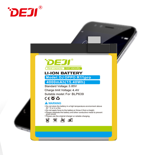 DEJI Manufacture BLP645 Mobile Phone Battery for OPPO R11S PLUS Telefon Pili