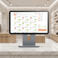 Terminal POS Tablet Android Pintar Layar Sentuh Sistem POS All-in-One untuk Ritel Restoran
