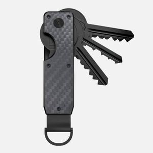 Minimalist Men <b>Key</b> Organizer Keychain Folding Pocket Metal <b>Key</b> Holder 1-5 <b>Keys</b> Compact Keychain - Product Image 1