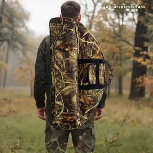 Étui pour arc et flèches pour la chasse en plein air, tir à l'arc, polyester noir, sac de transport pour flèches, sac de transport pour cibles de tir à l'arc - Product Image 3