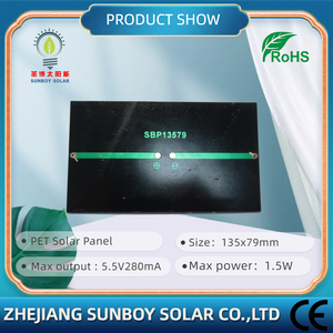 Ventas calientes 1,5 W Mini Panel Solar 5,5 V PET Módulo de <span class=keywords><strong>camping</strong></span> al aire libre personalizable con tecnología PERC 135*79mm Mini Panel Solar - Product Image 4