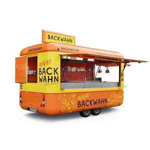 Poulet gaufre van Mobile cuisine électrique rue camion de nourriture jus magasin panier Fast Food remorque pour Usa restaurant mobile - Product Image 1