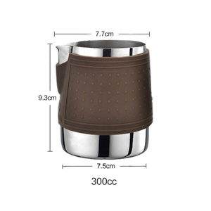 Vente en gros de pichets à <span class=keywords><strong>lait</strong></span> décoratifs en acier inoxydable de 350 ml et 600 ml, nouveaux modèles - Product Image 2