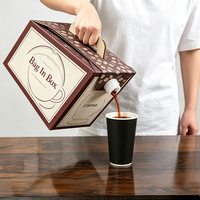 Sac de café Bag-in-Box 96oz 128oz 3L avec distributeur à valve à vis pour infusion à froid, jus, boissons, eau, qualité alimentaire