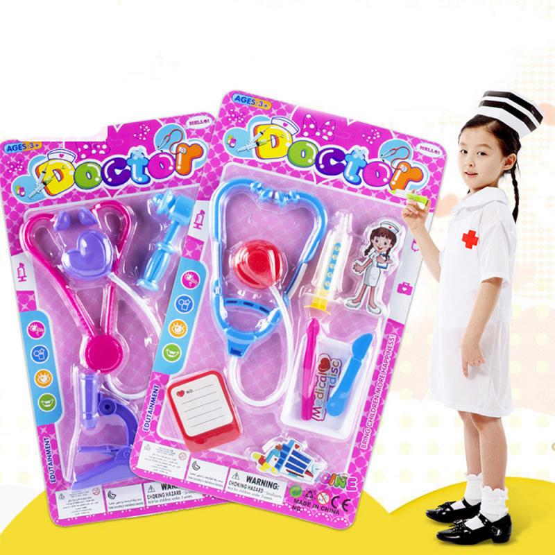 Children Doctor Nurse Pretend Play Set Portable Medical Tool Playing Set Kit Nurse Role Play Toy For Kids Doctor Toys
