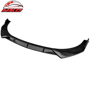 Para Hyundai Elantra 2021-2023, Alerón Delantero Negro Brillante, Divisor de Parachoques, PP, 3 Piezas, Kit de Carrocería de Alta Calidad - Product Image 4