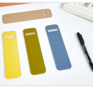 Hot-selling Pu Leather Creative Simple Gift Stationery <b>Box</b> <b>Pen</b> Case Pencil Pouch Sleeve Single <b>Pen</b> Leather Holders for Office - Product Image 5