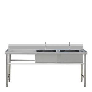 Commercial Stainless Steel Kitchen <b>Sink</b> <b>Bracket</b> Free Shipping for Single Double <b>Sink</b> for Washing Dishes Vegetables Hands for - Product Image 1