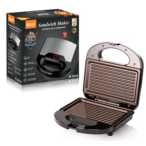 RAF Design Sandwich Maker <span class=keywords><strong>Sandwichera</strong></span> 750W Fácil de usar y limpiar Uniforme Heat Sandwich Making Machine - Product Image 1