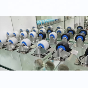 Ruote girevoli in Nylon nero ad alto carico 60/80/150KGS SS resistenti alla corrosione da 2 pollici in acciaio inossidabile ruote girevoli in Nylon bianco 50mm - Product Image 1