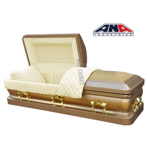 ANA-Suministros funerarios de terciopelo de <span class=keywords><strong>almendro</strong></span> para adultos, ataúd de pulido, proveedor profesional - Product Image 3