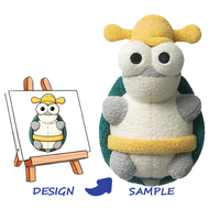 Peluche personnalisée avec porte-carte photo, super douce, doublure en nylon, design brodé