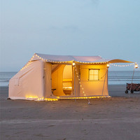 Tente gonflable de luxe de grande taille pour le camping familial en plein air