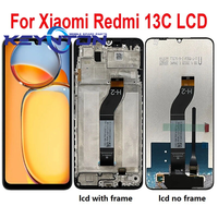 Für Redmi 13C LCD-Display-Bildschirm mit Touch-Digitizer und Rahmenmontage