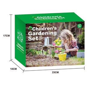 Kinder spielen Outdoor-Garten-Kits Pflanz werkzeuge Set Gartens chaufel Gabel Rechen Kinder Garten werkzeug Set für Kinder - Product Image 5